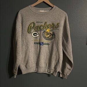 Gray Green Bay Packers Sweatshirt